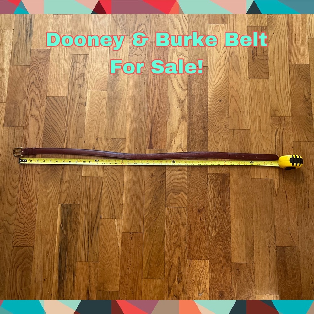Burgundy Dooney & Burke Belt size: Medium